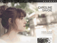 Tablet Screenshot of carolinesavoie.com